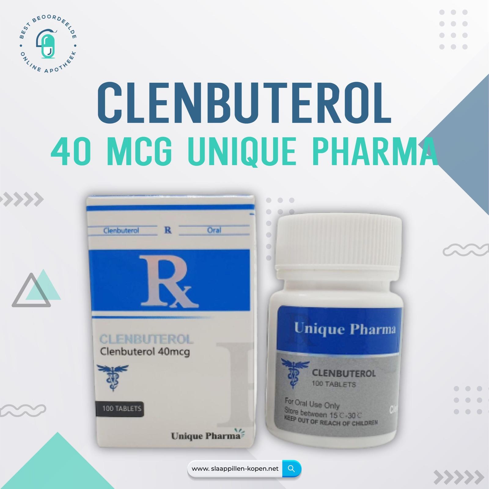 Clenbuterol 40 mg Unique Pharma