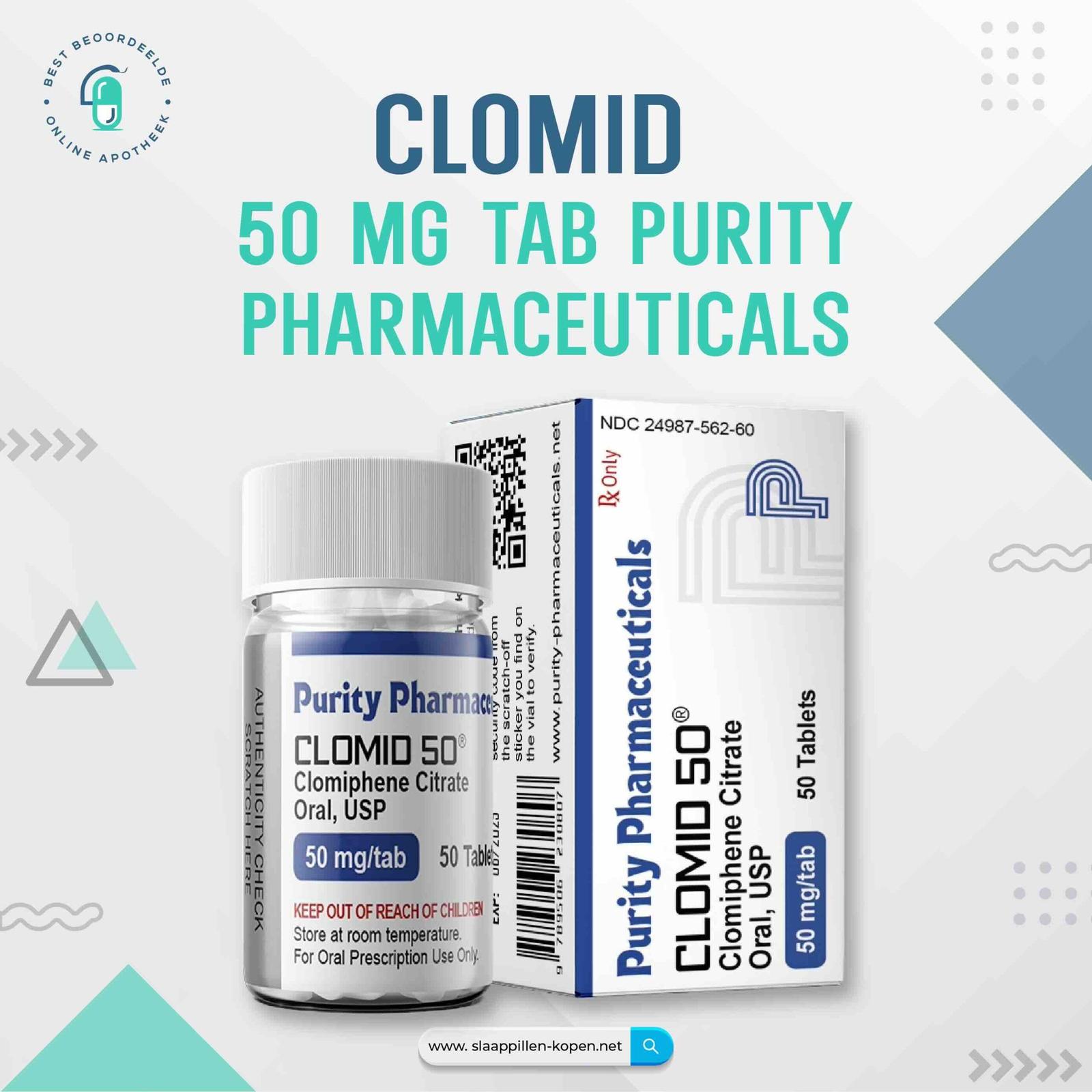 Clomid 50 mg kopen Purity