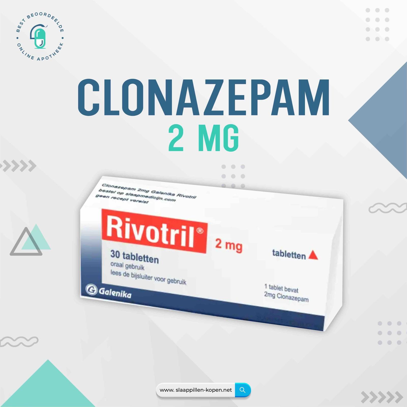 Clonazepam 2 mg kopen