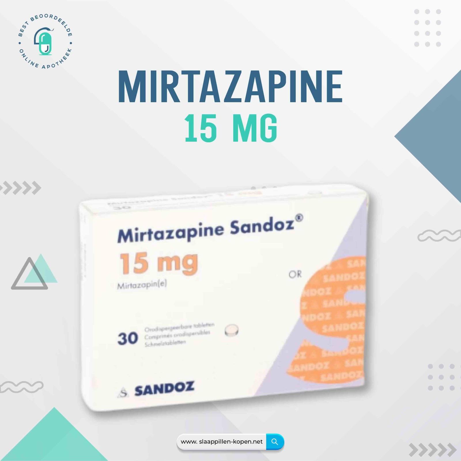 Mirtazapine 15 mg kopen