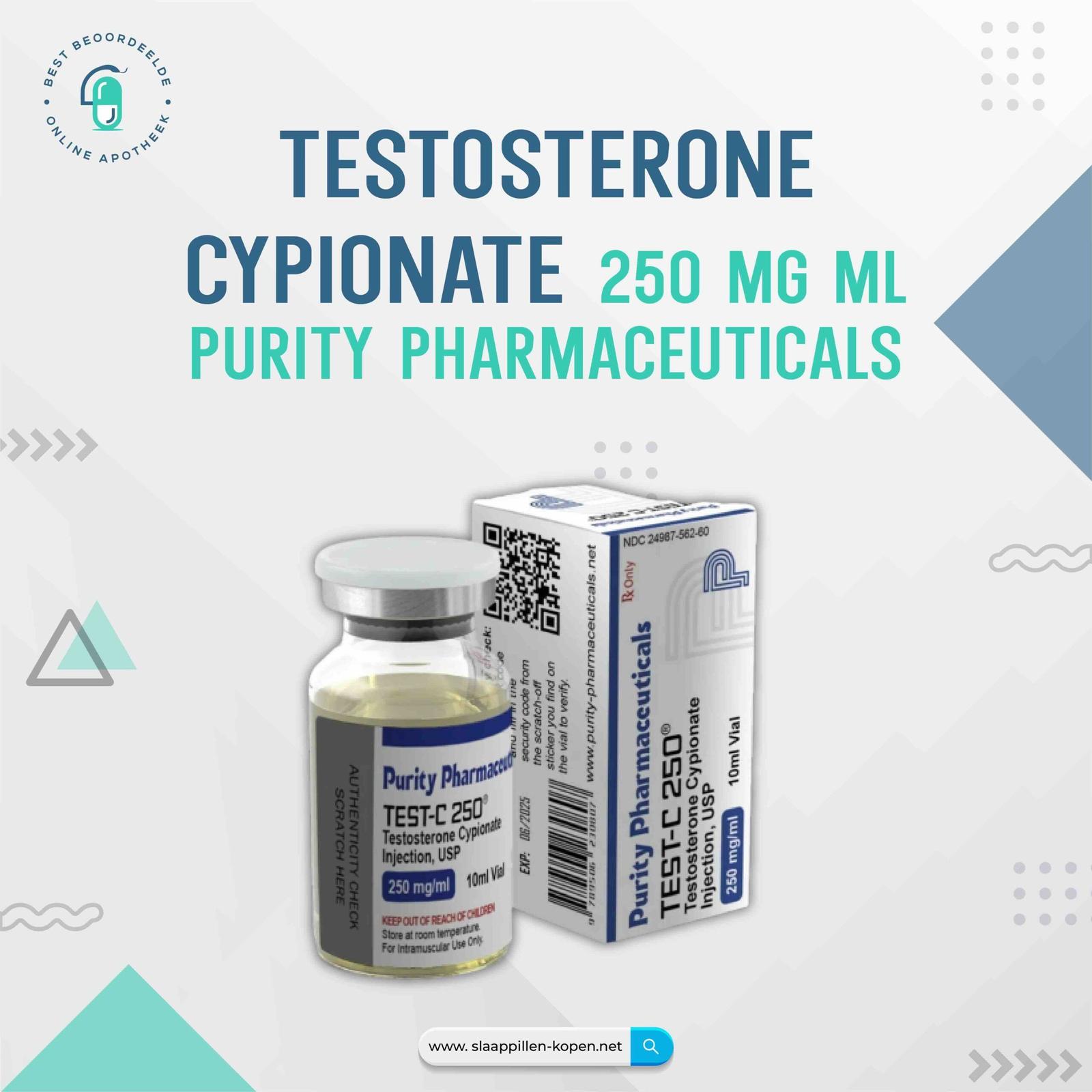 Testosterone Cypionate 250 mg/ml Purity