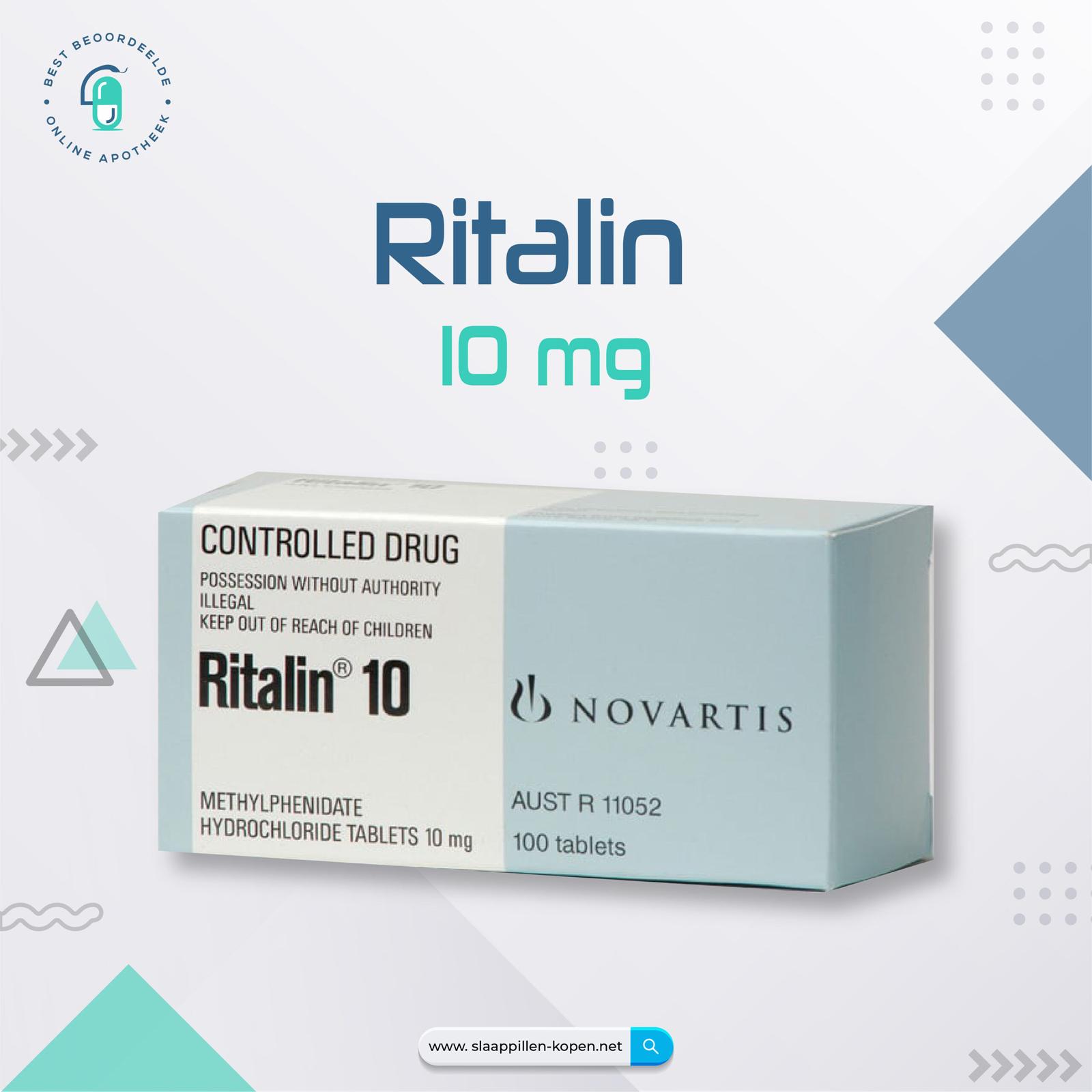 Ritalin 10 mg kopen