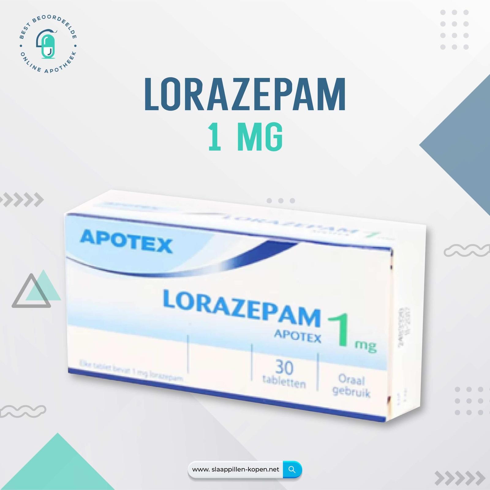 Lorazepam 1 mg kopen