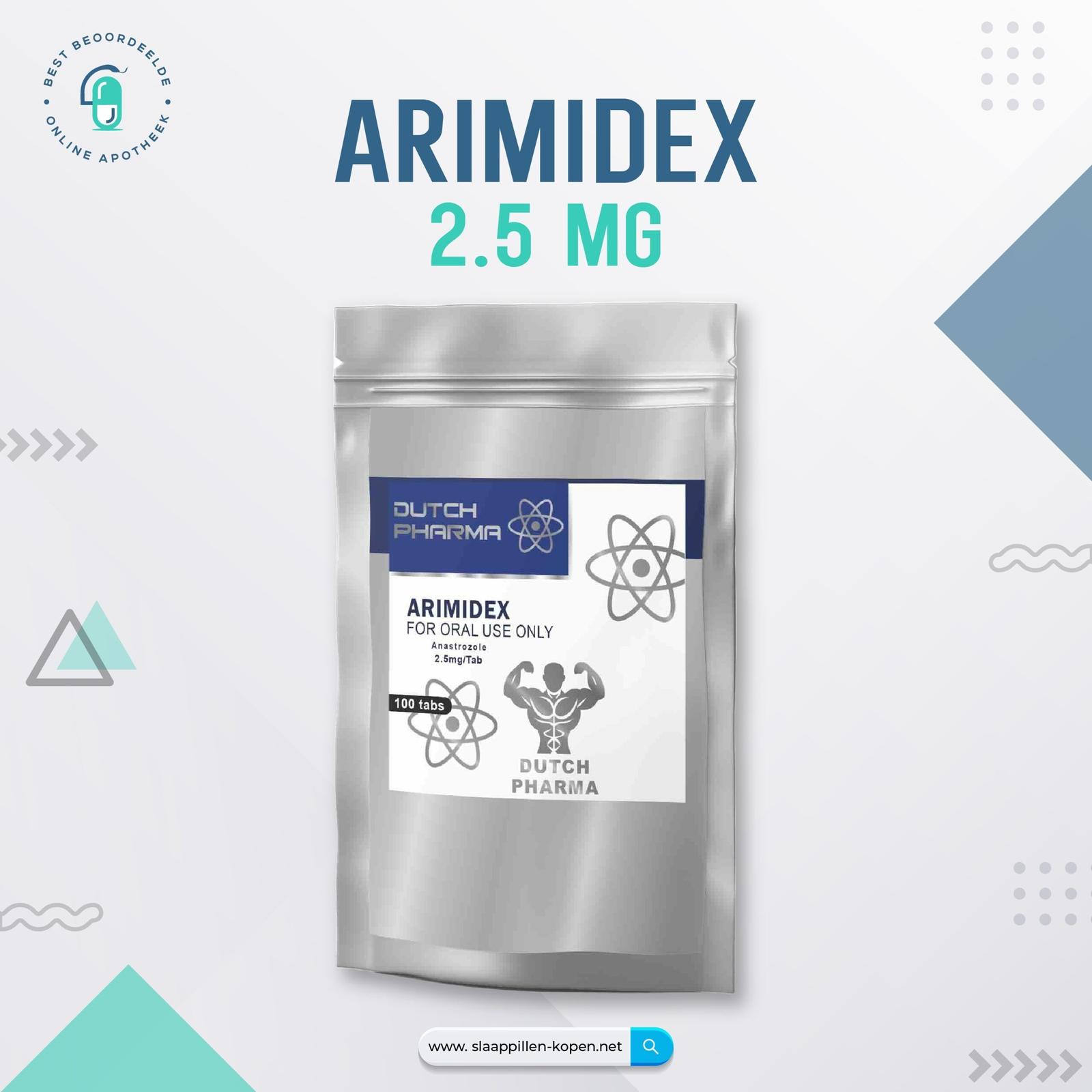 Arimidex kopen 2.5 mg Dutch