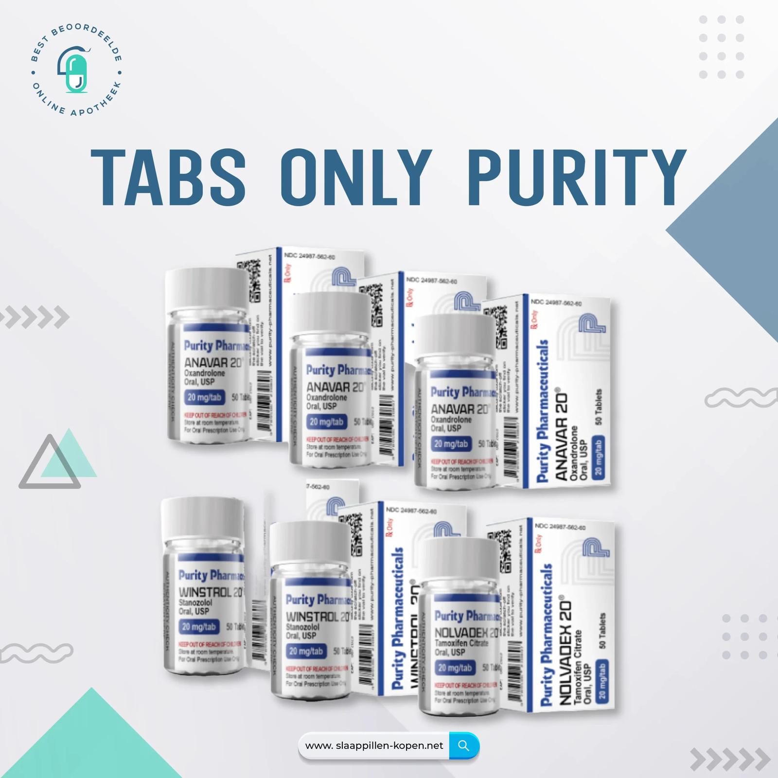 Kuurpakket tabs only Purity Pharmaceuticlas kopen Winstrol only kuur