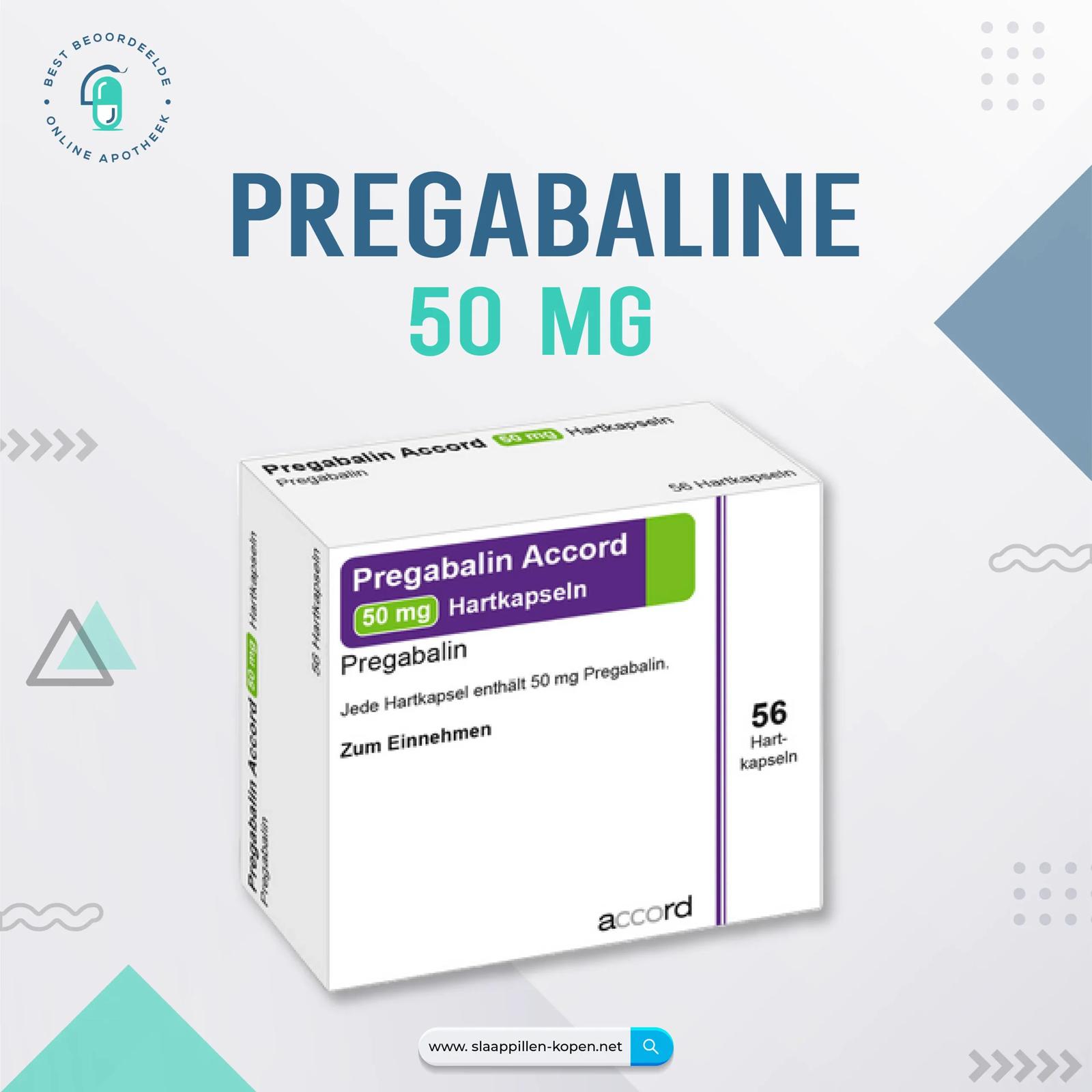 Pregabaline 50 mg kopen