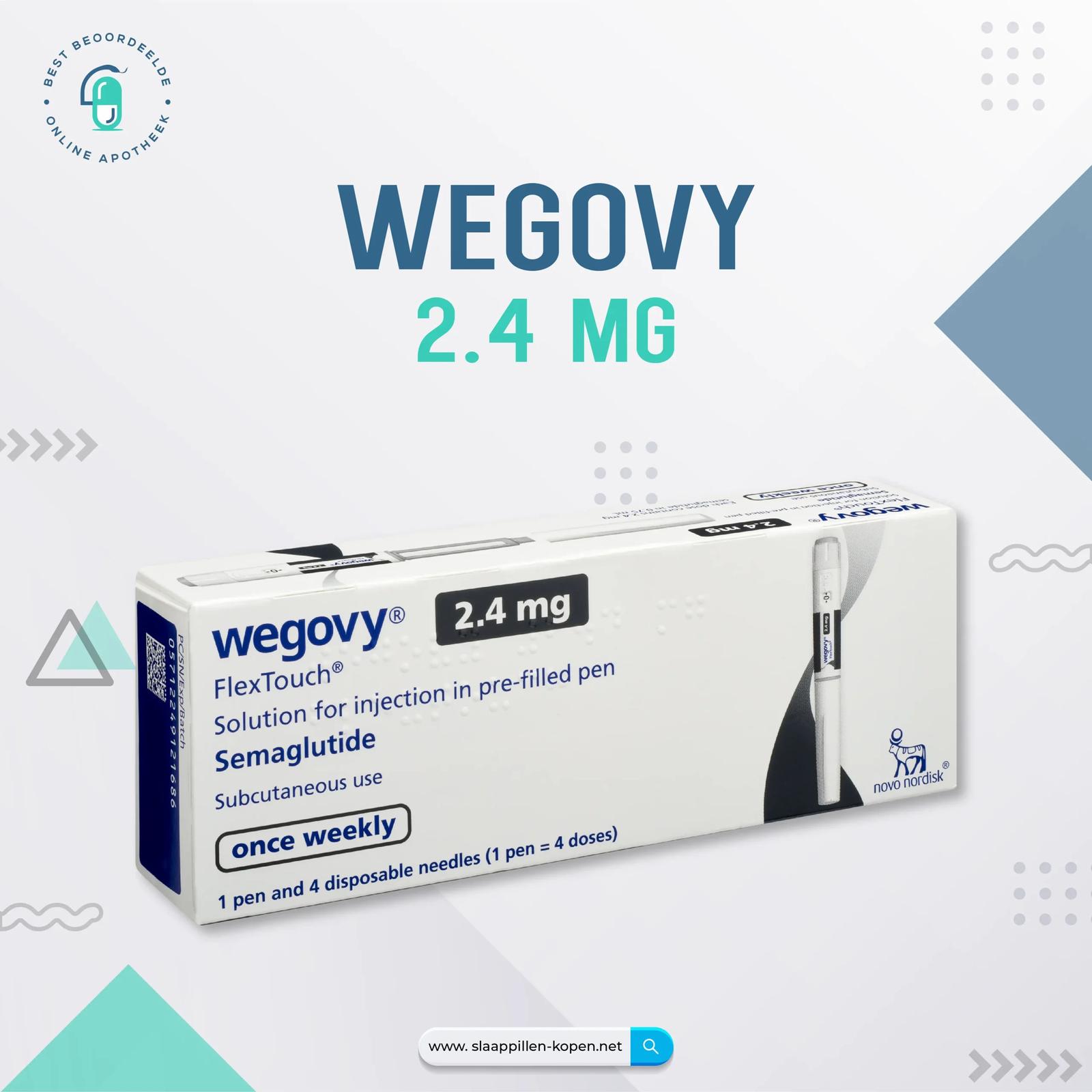 Wegovy van Novo Nordisk 2.4 mg kopen