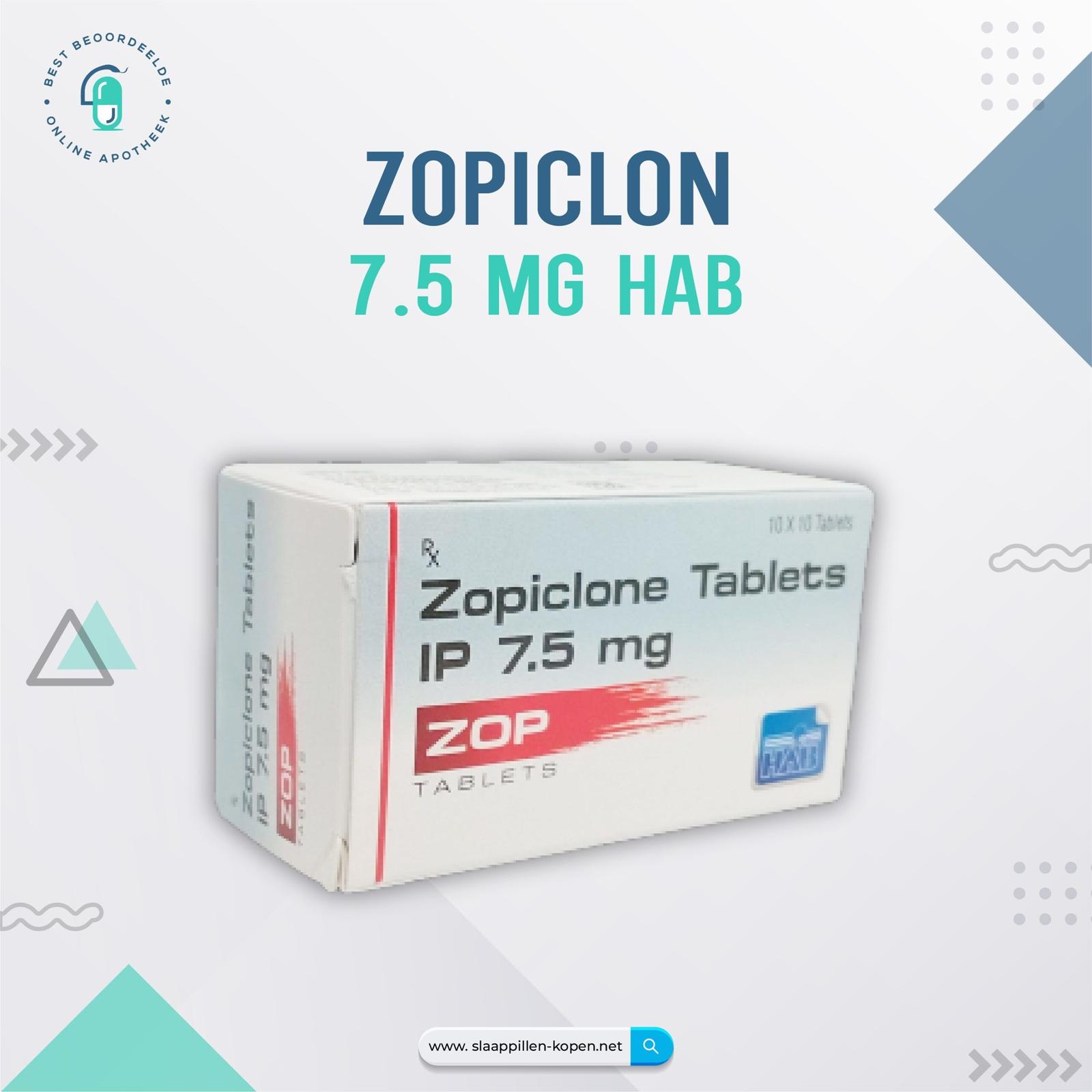 Zopiclon 7.5 mg HAB